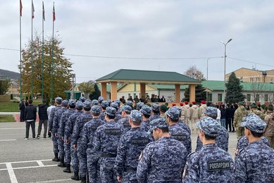 В полку Росгвардии имени Героя России Ахмата-Хаджи Кадырова состоялся республиканский «День призывника