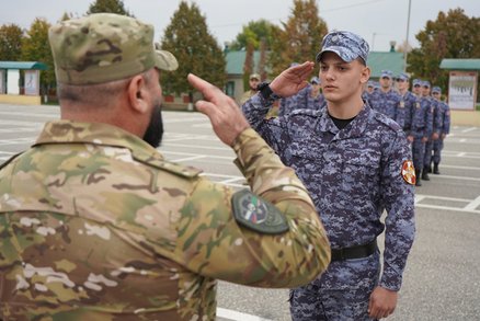 Акция «В память о службе в Росгвардии» прошла в Чеченской Республике