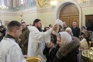 В Грозном в войсковом храме Росгвардии состоялось 
крещенское богослужение