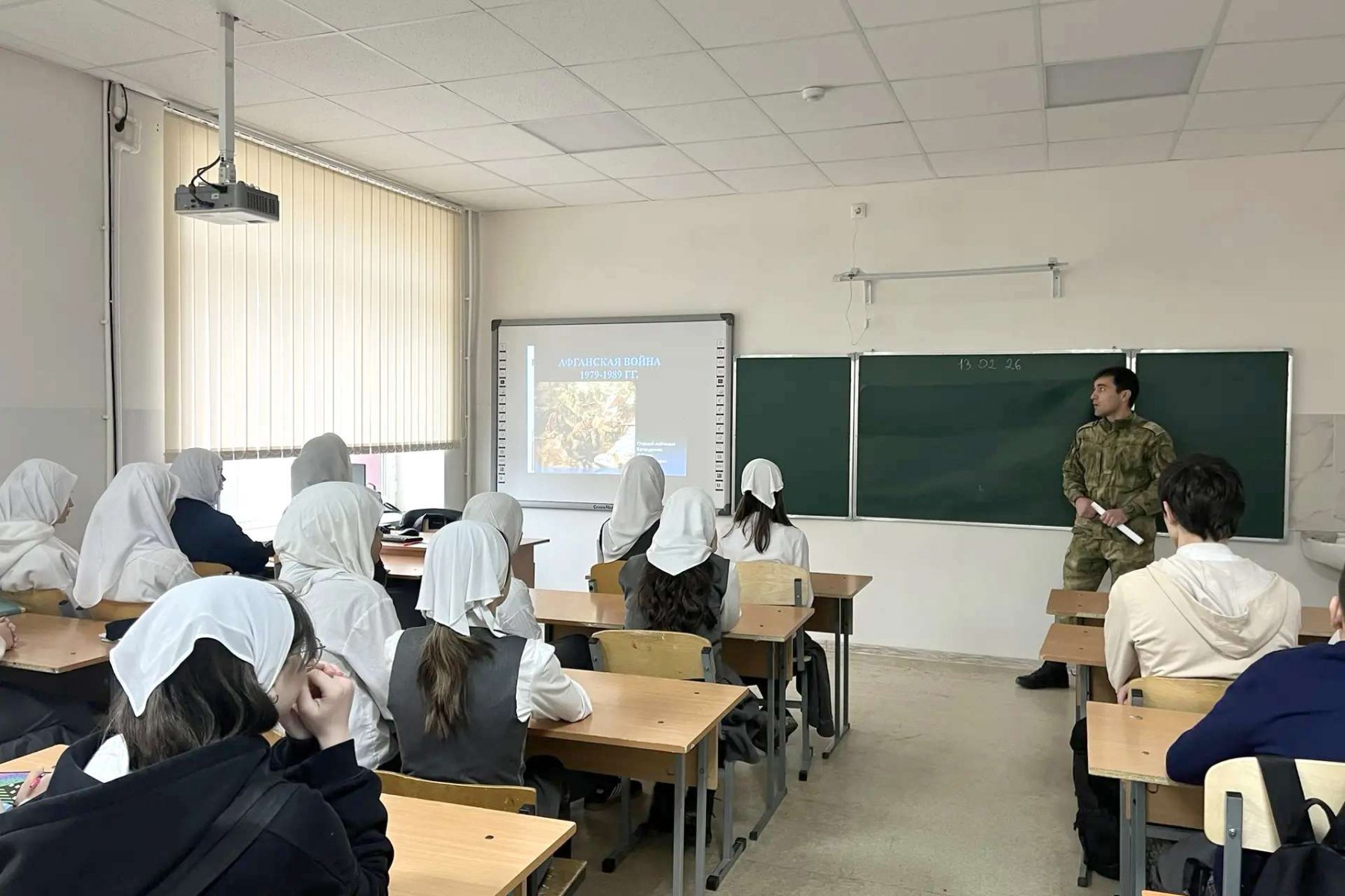 Росгвардейцы в Чеченской Республике провели патриотические мероприятия, посвященные Дню памяти воинов-интернационалистов