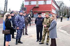 Начальник регионального Управления Росгвардии провел проверку в детском санатории «Орловчанка» Начальник регионального Управления Росгвардии провел проверку в детском санатории «Орловчанка»